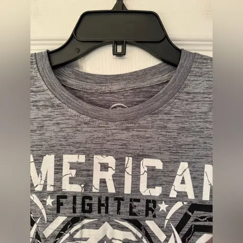 American Fighter x Affliction Women Hancock Grey T-Shirt Tee Size Small
