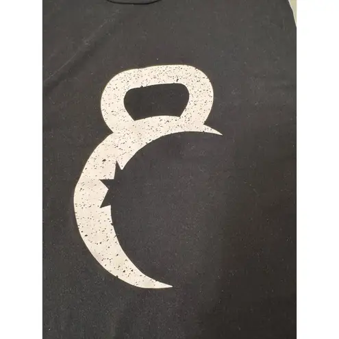 Zyia Active Black Kettlebell Muscle Tank Top Size L