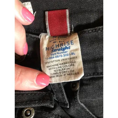 Stetson  High Rise Straight Black Jeans Regular 14 thumbnail 52