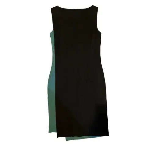 St. John $995 New XS 0 Sheath Dress Milano Knit Verde Teal St 2014 Caped Sweater