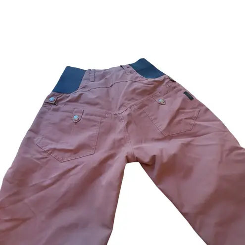 Ride Cappel Women’s Mauve Brown Snowboard Pants S/T Stretch Waist Winter Gear Size undefined
