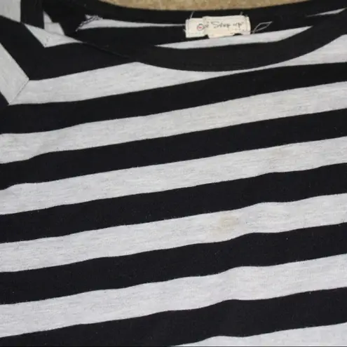 long sleeve striped sweater Gray Size M