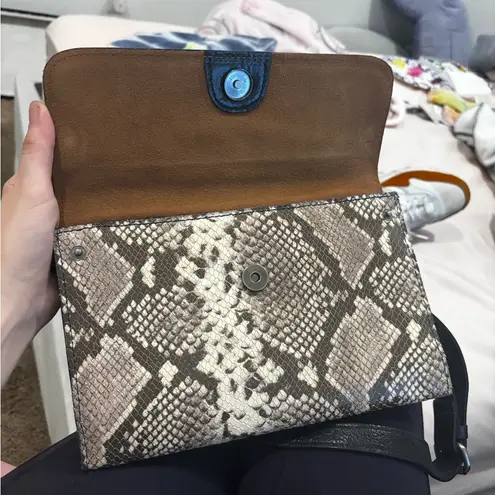 Patricia Nash Tauriana python-embossed leather crossbody organizer purse