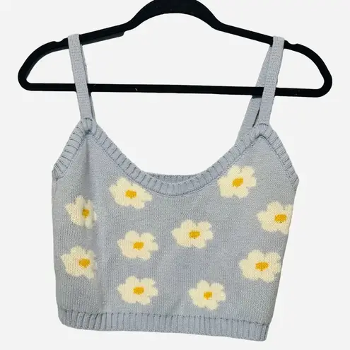 Altar'd State Altar’d State Daisy Knit Cropped Top Size Medium