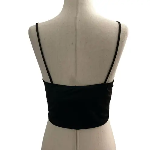 21 Saints Black Crop Top Womens Regular NWT (36