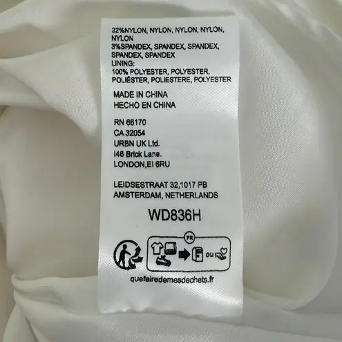 Flat White Anthropologie Twofer Tennis Dress Preppy Country Club Size XS