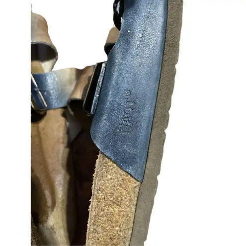 Naot Santa Barbara Colorblock slide on sandals sz 7.5 Blue