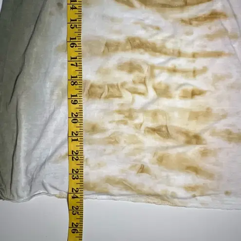 Tempo Paris Silk Blend Tie-Dye Top Size S Sequin Trim Boho Artsy Loose Beachy