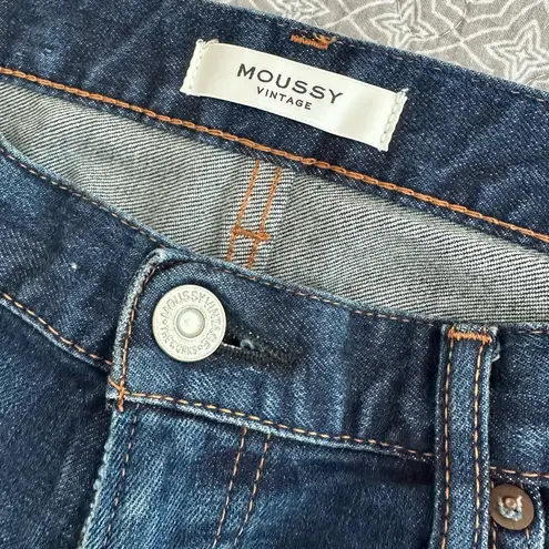 Moussy Vintage Denim Cicero Skinny Ankle Jean Dark Blue Wash MV Japan Size 29