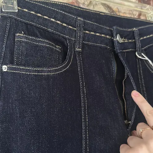 Commense Wide Leg Denim Jeans size small Blue