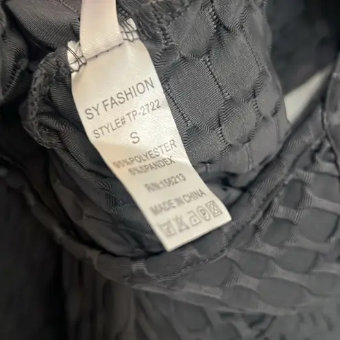 Yoga Gym workout Casual Jumpsuit long Sleeve cut out crop Sports Suits set Small