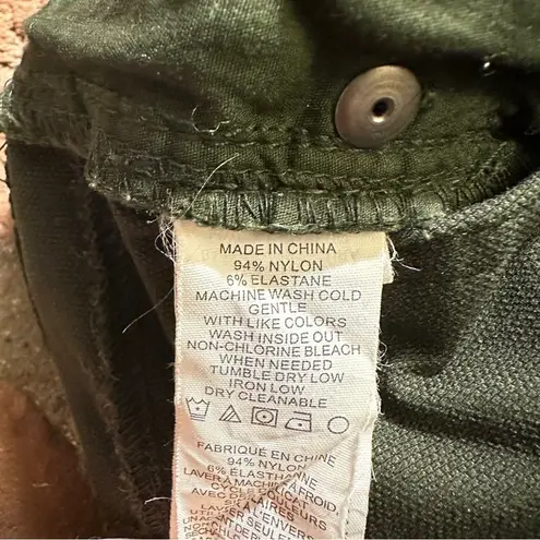 prAna Breanna Cargo Green stretchy moto style stiching multi functional pants 2