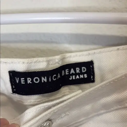 Veronica Beard White Jean Shorts size 31 Debbie 9”