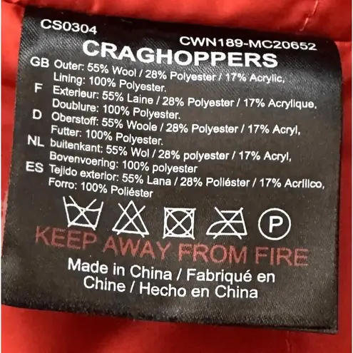 Craghoppers Hepworth Women's Warm Outdoor Casual Cozy Jacket Size 4 Tan