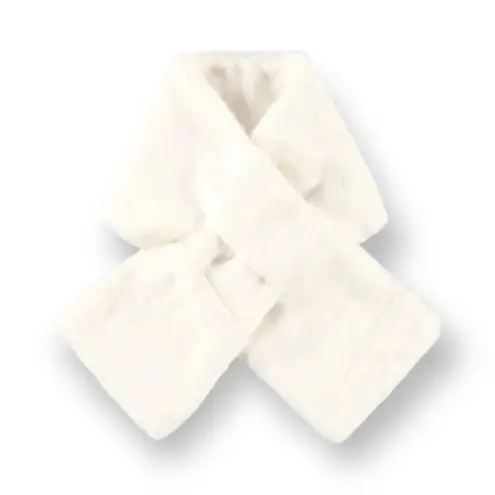 NWT! Apparis Bambi Faux Fur Luxe Plush Scarf in Ivory