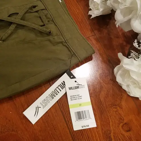 William Rast  Military Olive Skirt Junior 30