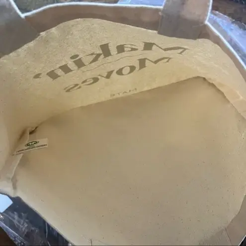 Mate the Label NWT Mate Makin Moves Natural Beige Organic Cotton Canvas Tote Ocean Carryall