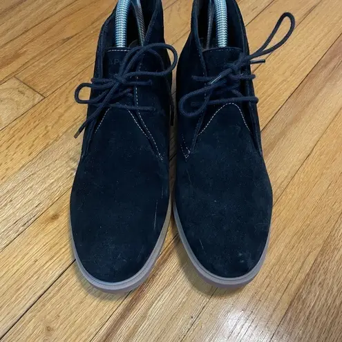 Hush Puppies Bailey Women's Chukka Boots Black Suede Size 8.5