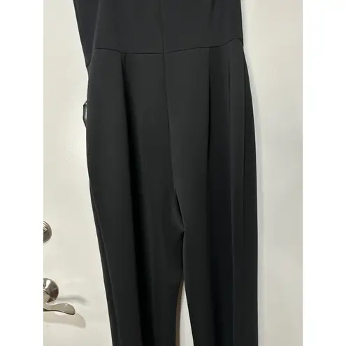 Tadashi Shoji SHO by Beaded Appliqué One-Shoulder Jumpsuit Size XL NWT