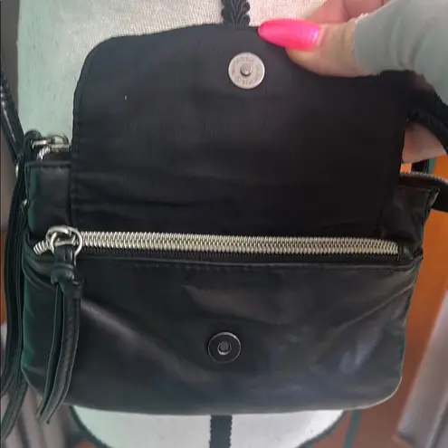 Mossimo Supply Co Black Crossbody Bag with Tassel Accents