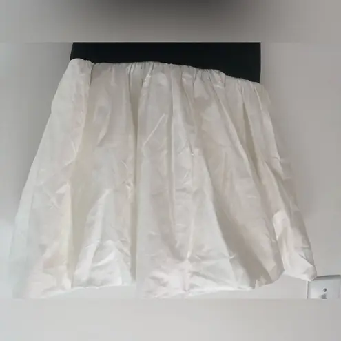 Camila Coelho NWT Camila Coehlo Black and White Strapless Mini Bubble Skirt Dress Size XS