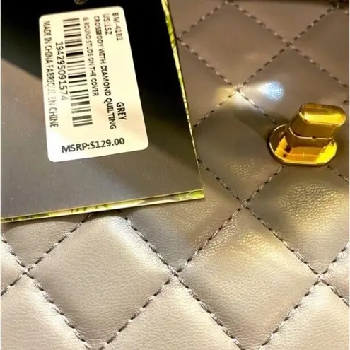 Badgley Mischka Gray Gray Crossbody Bag NWT