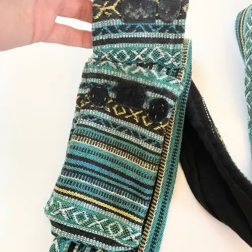 Royal Collection Hippie Hobo Bag Lotus Flower Crossbody Shoulder Bag Bohemian Blue