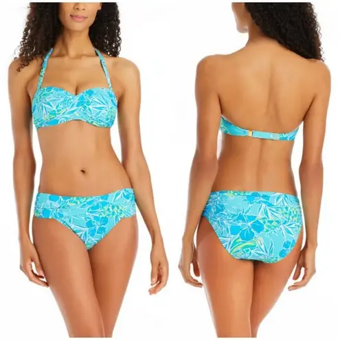 Bleu Rod Beattie 💕💕 Escape To The Beach Twist Bandeau Bikini Top ~ Lagoon 6