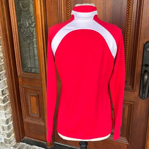 Mizuno Red Performance Pullover Long Sleeve