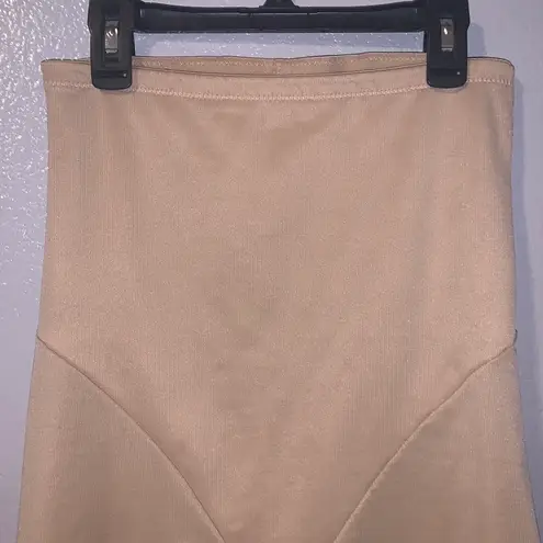 Cupid Shapewear Cupid Womens Extra Firm Control Hi-Waist Thigh Slimmer Sz 2XL Beige Style 5749