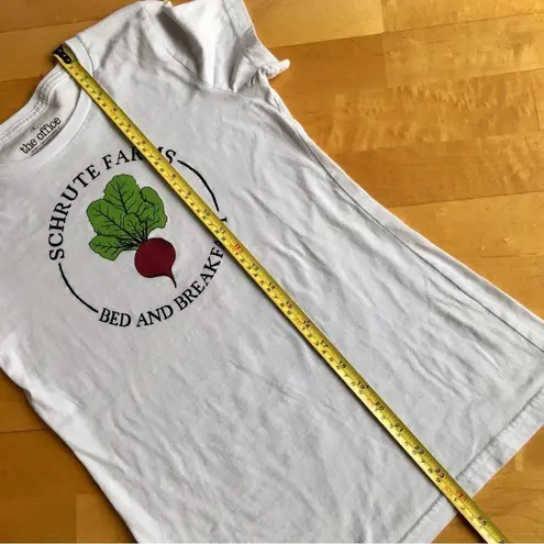 The Office âShrute Farms Bed + Breakfastâ Fitted Tee, White, Black, Size XS White