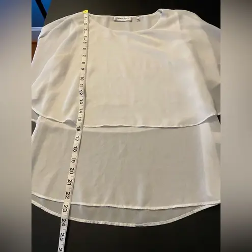 Patrizia Luca Milano Layered Flowing White Ivory Top Women’s Size XS