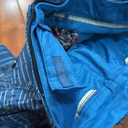 Burton Snowboarding Dry Ride pants Blue Purple Striped Multicolor Cargo Pants XS