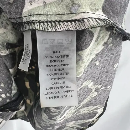 Karl Lagerfeld Ruffle Front V Neck Cami Large New