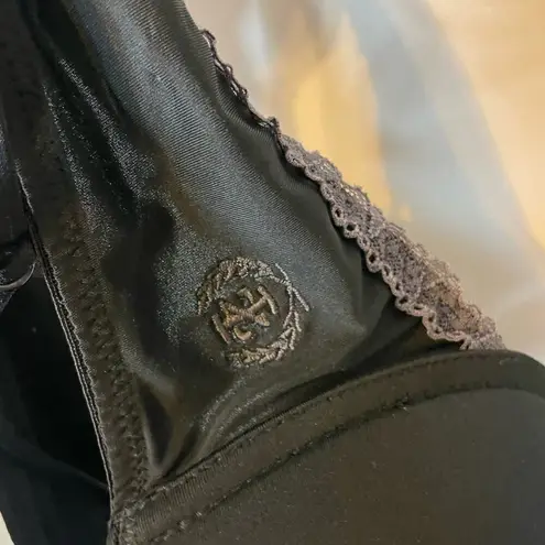 IZOD NEW Bra 38C Black Padded Lined Underwire Solid Intimates Underwear Lace