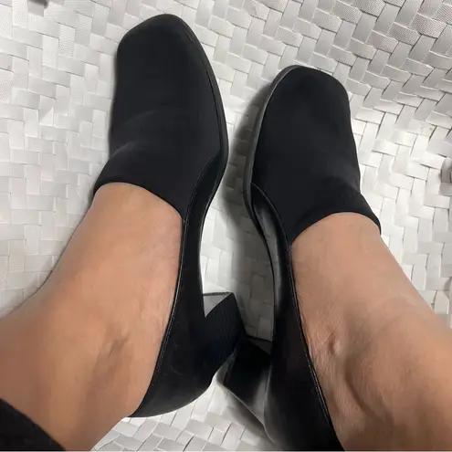Aerosoles Comfortable Women's Heeled Pump in Black Stretch Fabric casual sz 7.5