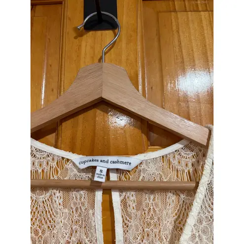 Cupcakes and Cashmere Ivory Lace Swim Cover