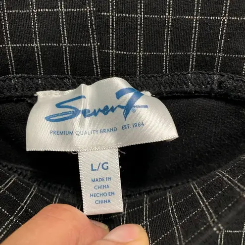 Seven7 B29- Women's 4-Way Stretch Skinny Leg Pull On Ponte pan leggings Sz. L