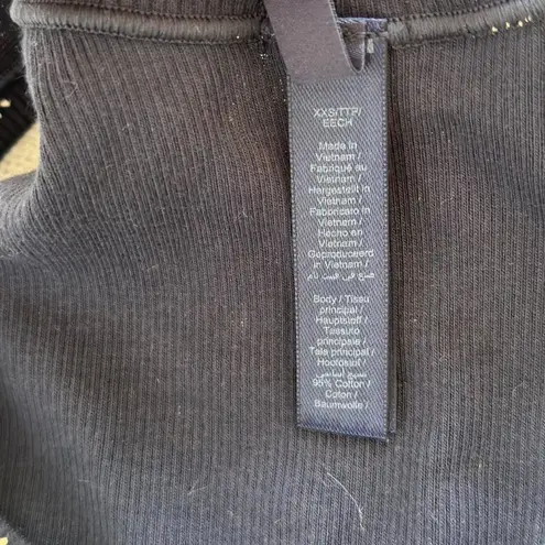 SKIMS Cotton Rib Tank in Navy Daisy Print, Size XXS