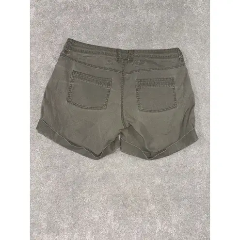 Mountain Hardwear  Green Hiking Outdoor Camping Shorts Women's Sz‎ 2