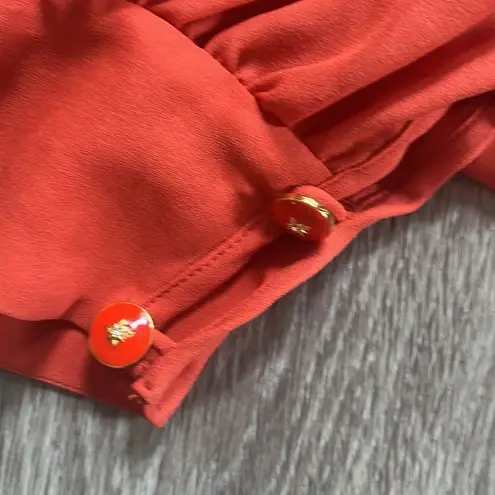 Stella McCartney Orange Sheath Dress 38 Dolman Sleeve Business knee length