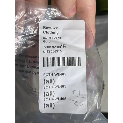 8 Other Reasons Gorg Hoops Gold Womens Size OS