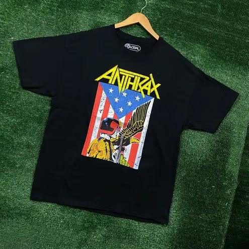 Anthrax Judge Dredd Heavy Metal Band T-Shirt Size Extra Large
