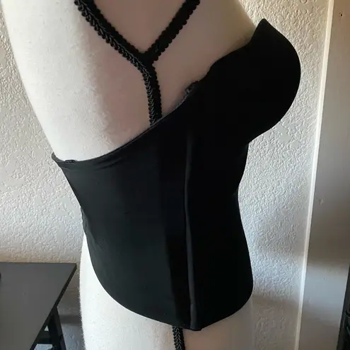 Gillian O’Malley Strapless Corset, Black, 34B Black Size undefined