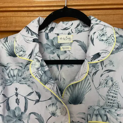 The Lazy Poet Emma Seahorses & Friends Lila Long Pajama Set Size Medium