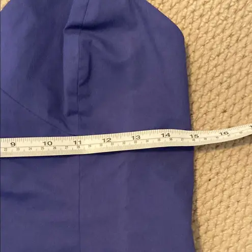 Fiorucci Navy Blue Sweetheart Neckline Mini Sundress w/ bird accent size 44 / 10