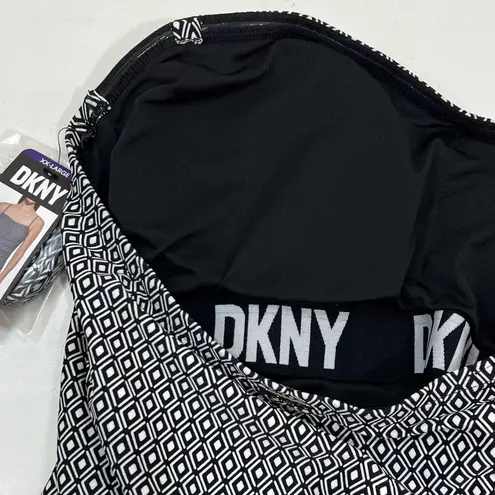 DKNY Banded Maillot One Piece Swimsuit