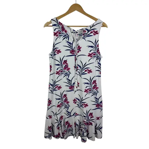 Tommy Bahama Oasis Blossoms Hi Neck Spa Dress Large Floral Stretch Beach Resort