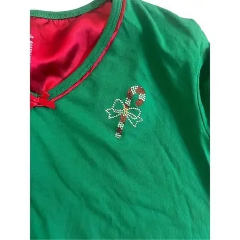 Secret Treasures Christmas Green Sleepshirt L Green Size XL