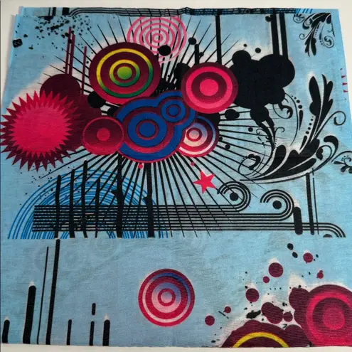 Wide Multicolored Abstract Headband